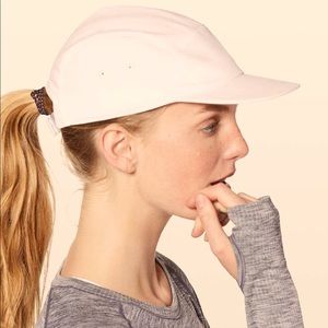 Lululemon activewear athletic white cap hat